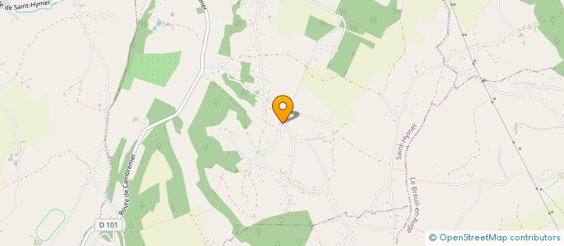localisation de l'entreprise ECURIE PONT DE LABEAUZE  SAINT-HYMER