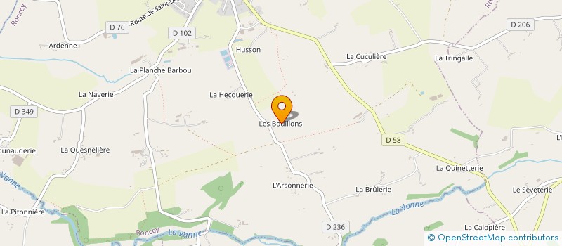 localisation de l'entreprise ECURIE QARDABIYAH  NOTRE-DAME-DE-CENILLY