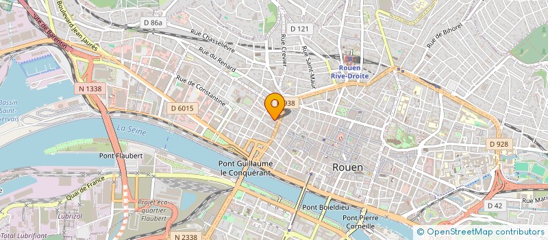 localisation de l'entreprise ECURIE RED SILVER à ROUEN