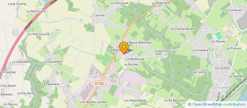 localisation de l'entreprise ECURIE REITA  LE CELLIER
