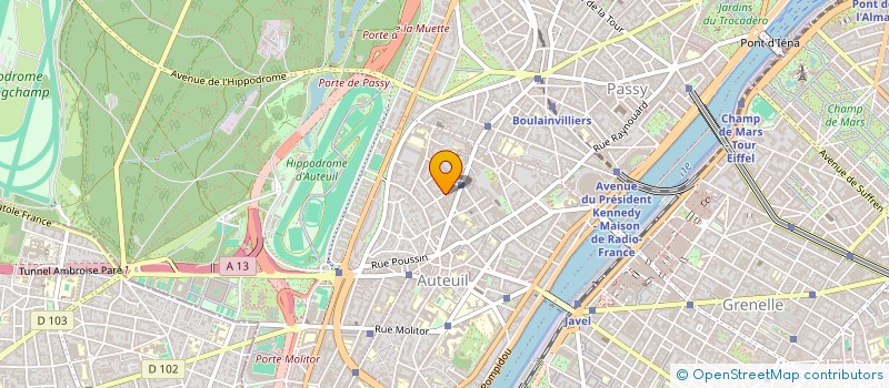 localisation de l'entreprise ECURIE RIBESTAING à PARIS