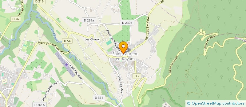 localisation de l'entreprise ECURIE RUPTEUR A FOND  ROMANS-SUR-ISERE