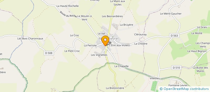 localisation de l'entreprise ECURIE SAGITTAIRE SAS à LE MENIL-GUYON