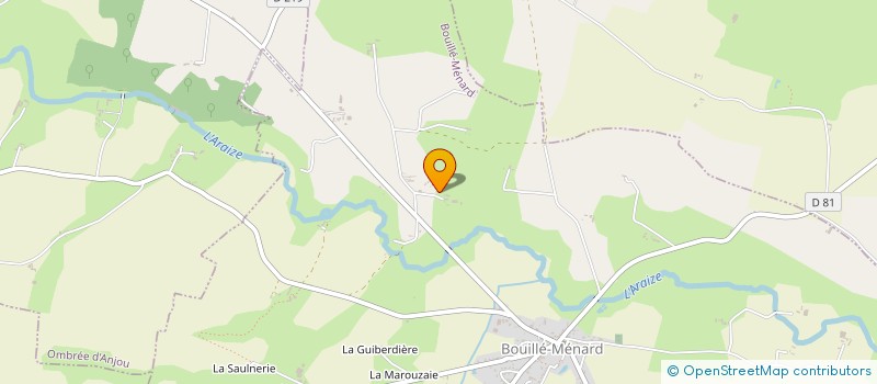 localisation de l'entreprise ECURIE SECONDE CHANCE à OMBREE D'ANJOU