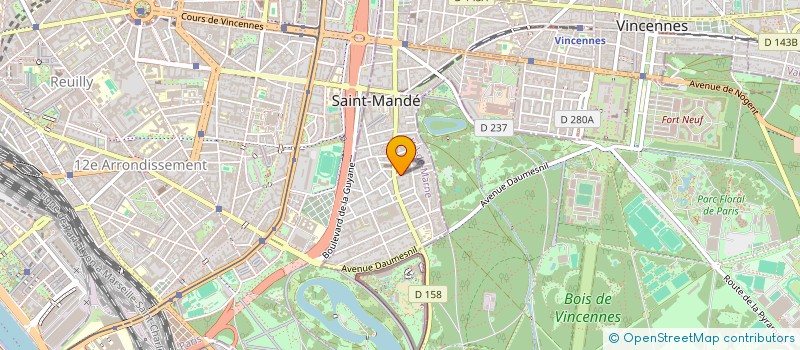 localisation de l'entreprise ECURIE SENSASS  SAINT-MANDE