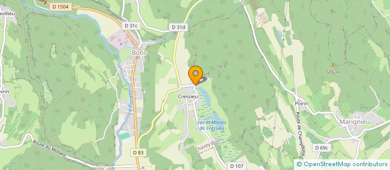 localisation de l'entreprise ECURIE SEYSSEL à CHAZEY-BONS