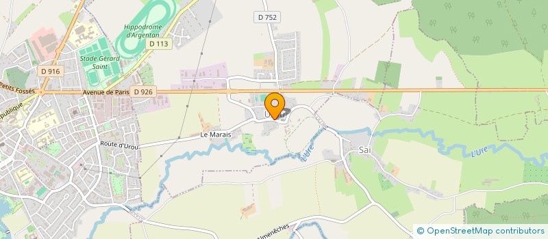 localisation de l'entreprise ECURIE SOMOLLI à GOUFFERN EN AUGE