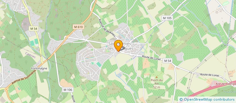 localisation de l'entreprise ECURIE SONJAH  SAINT-GENIES-DES-MOURGUES