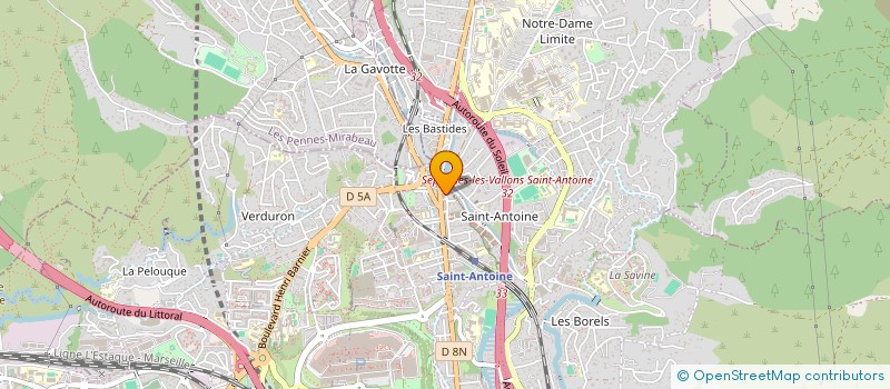 localisation de l'entreprise ECURIE SPIRIT HORSE à MARSEILLE