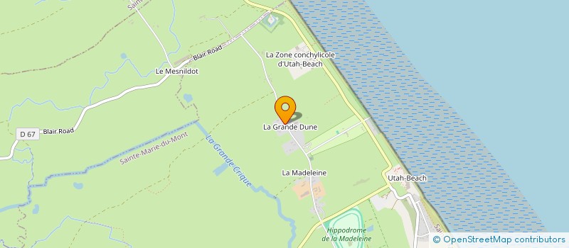 localisation de l'entreprise ECURIE STARRY DREAM  SAINTE-MARIE-DU-MONT