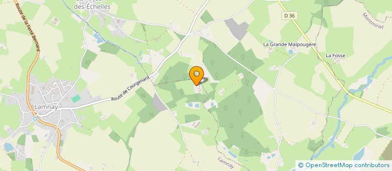 localisation de l'entreprise ECURIE SUN  LAMNAY