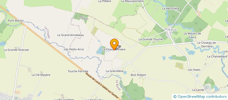 localisation de l'entreprise ECURIE TENOR à PREAUX