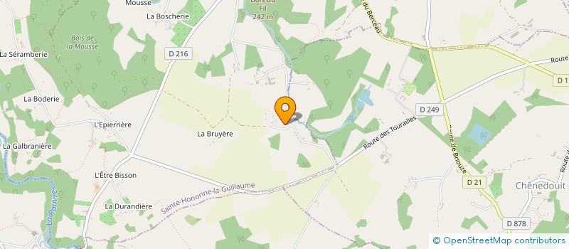 localisation de l'entreprise ECURIE VAN DE KEIHOEVE à PUTANGES-LE-LAC