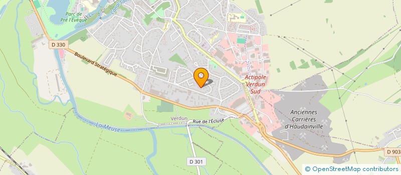 localisation de l'entreprise ECURIE VERDUNOISE AUTOMOBILE à VERDUN