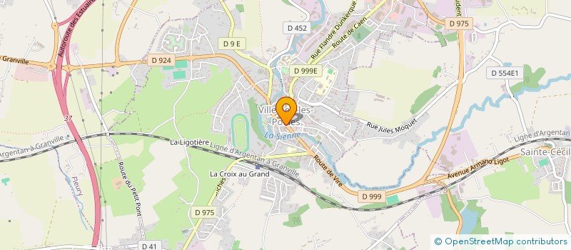 localisation de l'entreprise ECURIE W.Y  VILLEDIEU-LES-POELES-ROUFFIGNY