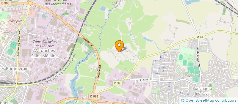 localisation de l'entreprise ECURIE WILLIAM BIGEON  BONCHAMP LES LAVAL