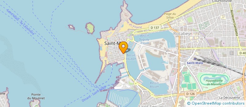 localisation de l'entreprise ECURIE35 à SAINT-MALO