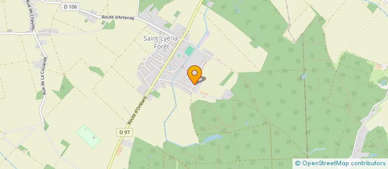 localisation de l'entreprise ECURIES ACG  SAINT-LYE-LA-FORET