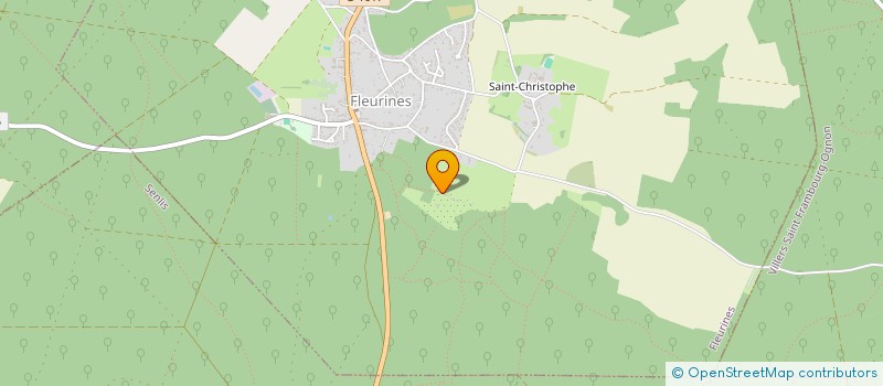 localisation de l'entreprise ECURIES ALF  FLEURINES