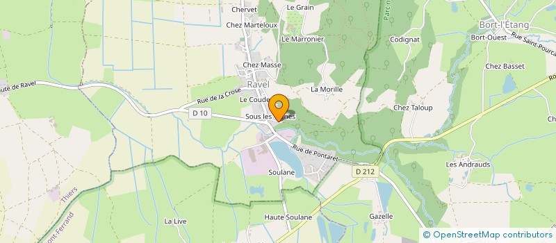 localisation de l'entreprise ECURIES DE BRIOUX  LEZOUX