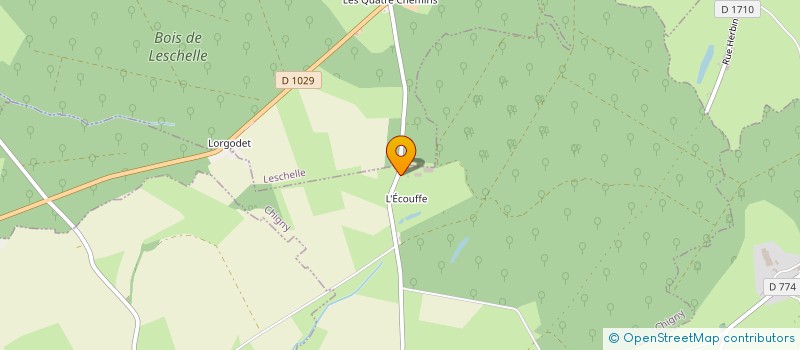 localisation de l'entreprise ECURIES DE CHIGNY  CHIGNY