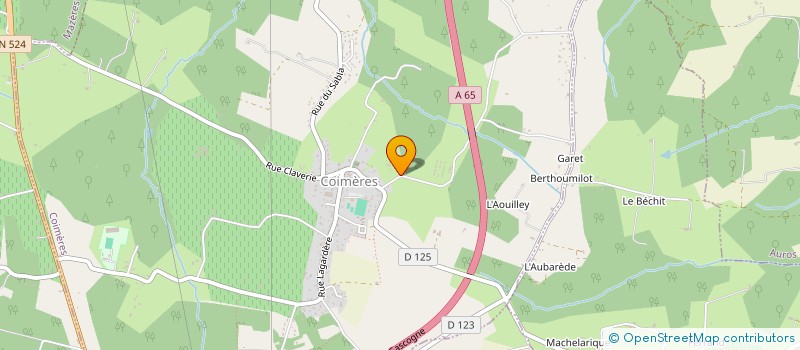 localisation de l'entreprise ECURIES DE COMMARQUE  SAUTERNES