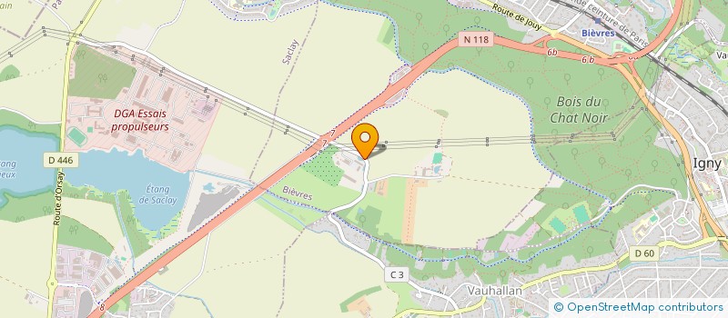 localisation de l'entreprise ECURIES DE FAVREUSE à BIEVRES
