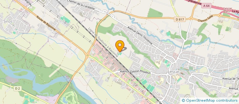 localisation de l'entreprise ECURIES DE GOURREIX  LESCAR