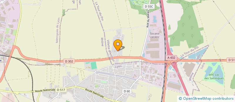 localisation de l'entreprise ECURIES DE L ABBAYE  VILLETTE-D'ANTHON