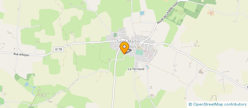 localisation de l'entreprise ECURIES DE LA MONTGLONNIERE à SEGRE-EN-ANJOU BLEU