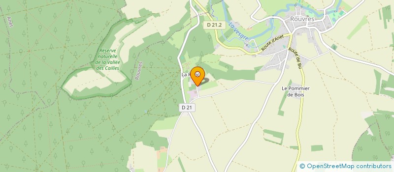 localisation de l'entreprise ECURIES DE LA RONCE à ROUVRES