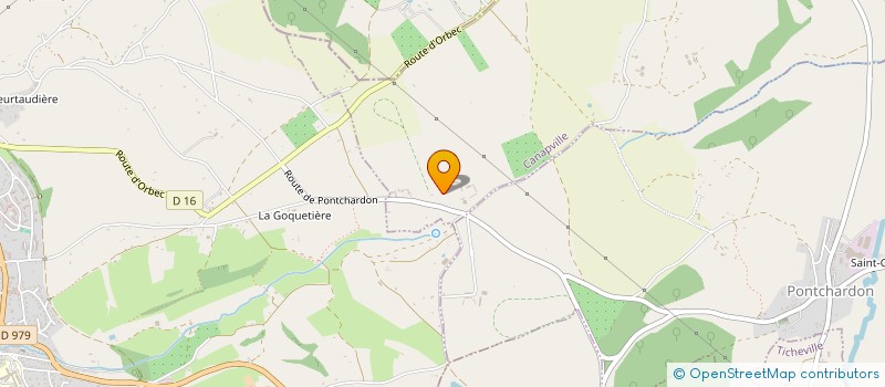 localisation de l'entreprise ECURIES DE LA ROUSSIERE SARL à CANAPVILLE