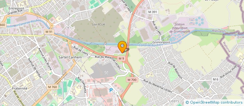 localisation de l'entreprise ECURIES DE LA ROYERE  LEERS