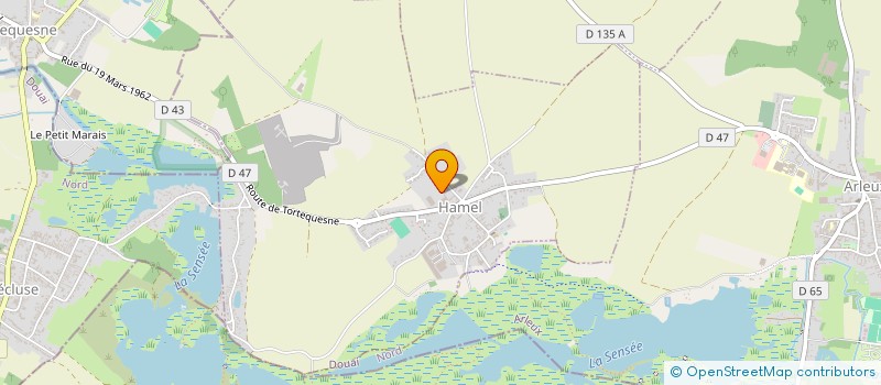 localisation de l'entreprise ECURIES DE LA SENSEE  HAMEL