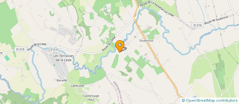 localisation de l'entreprise ECURIES DE LA VALLEE DU LOT  VILLENEUVE-SUR-LOT