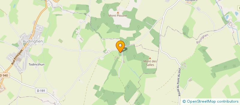 localisation de l'entreprise ECURIES DE WARINCTHUN  AUDINGHEN