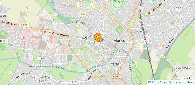 localisation de l'entreprise ECURIES DES AS TAQUINS à ALENCON