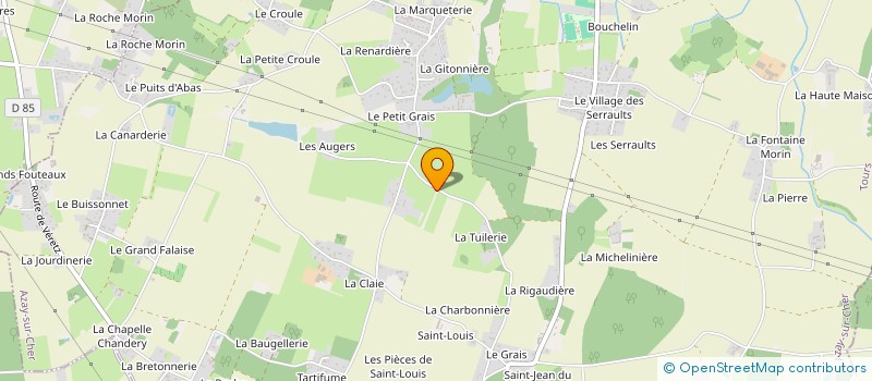 localisation de l'entreprise ECURIES DES BASTIDE  AZAY-SUR-CHER