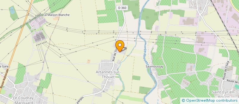 localisation de l'entreprise ECURIES DES DEMOISELLES  ARTANNES-SUR-THOUET