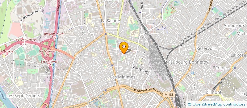localisation de l'entreprise ECURIES DES TROTTEURS DU SUD à TOULOUSE