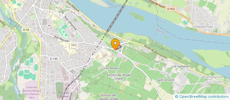 localisation de l'entreprise ECURIES DHENNIN à SAUMUR