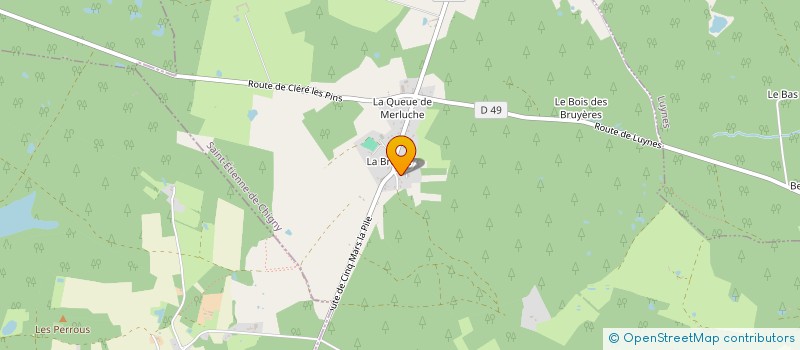 localisation de l'entreprise ECURIES DU ABNAU  SAINT-ETIENNE-DE-CHIGNY