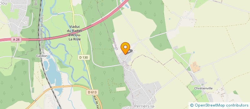 localisation de l'entreprise ECURIES DU BOCAGE  SAINT-CYR-DE-SALERNE