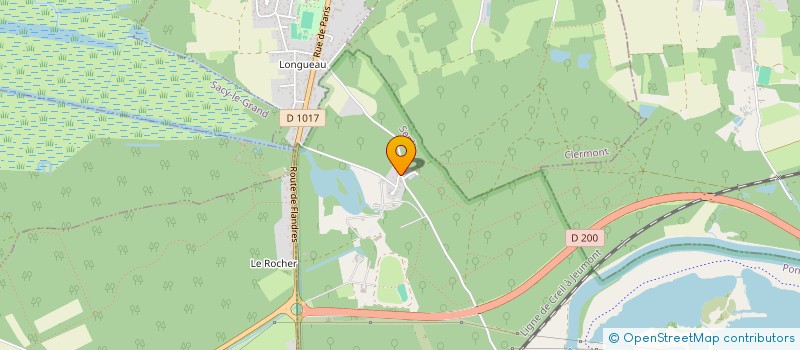 localisation de l'entreprise ECURIES DU DOMAINE DE VILLETTE  PONT-SAINTE-MAXENCE