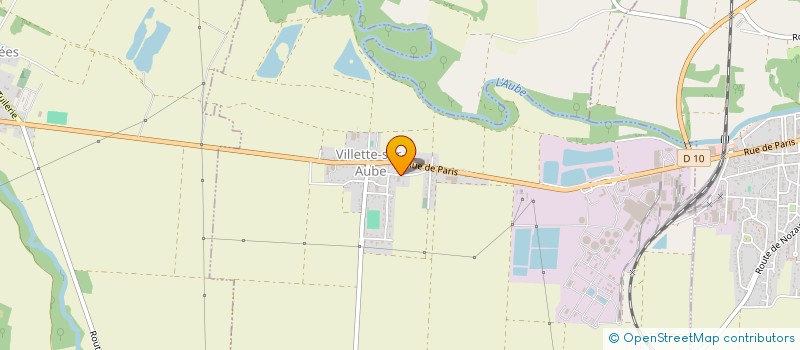 localisation de l'entreprise ECURIES DU DOMAINE DES EROLS  VILLETTE-SUR-AUBE