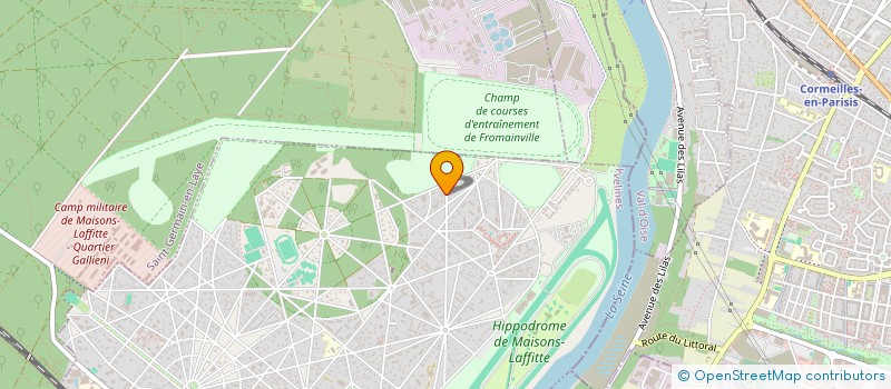 localisation de l'entreprise ECURIES DU MAGNOBLE à MAISONS-LAFFITTE