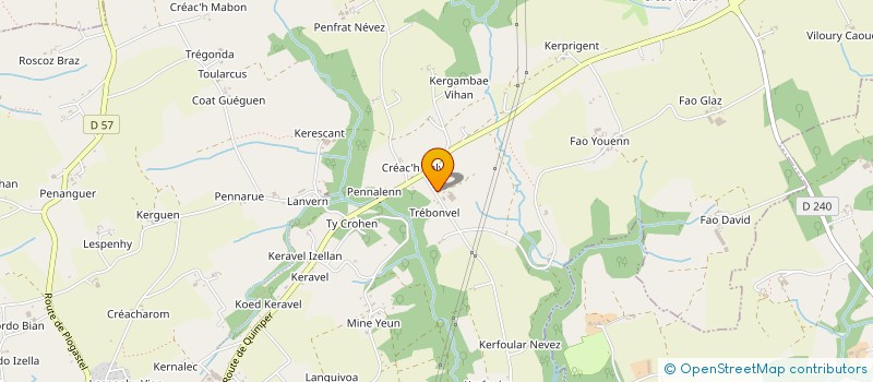 localisation de l'entreprise ECURIES DU NEVEZ à PLONEOUR LANVERN