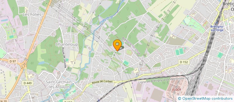 localisation de l'entreprise ECURIES DU PETIT HIPPO DE SAINT GERMAIN LES ARPAJON à SAINT-GERMAIN-LES-ARPAJON