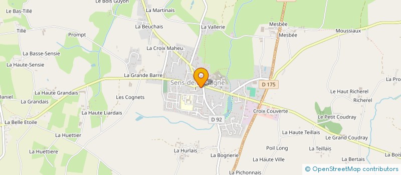 localisation de l'entreprise ECURIES DU PRIEURE à GAHARD