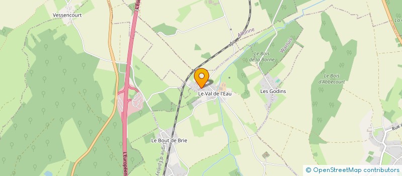 localisation de l'entreprise ECURIES DU VAL DE L EAU  SAINT-SULPICE